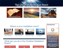 Tablet Screenshot of christianmeditationroom.com